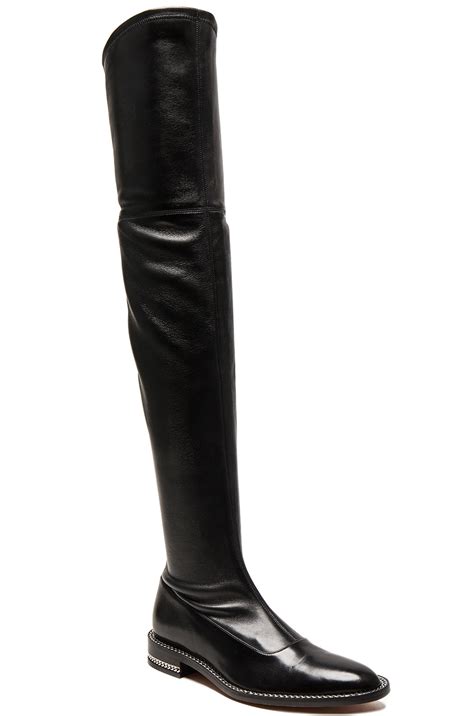 givenchy over knee chain|Givenchy boots.